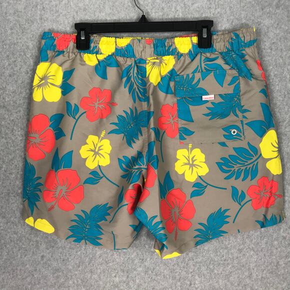 Calvin Klein Swim Shorts XL Pockets Trunks Board Lined UPF Quick Dry Wicking - Picture 9 of 15